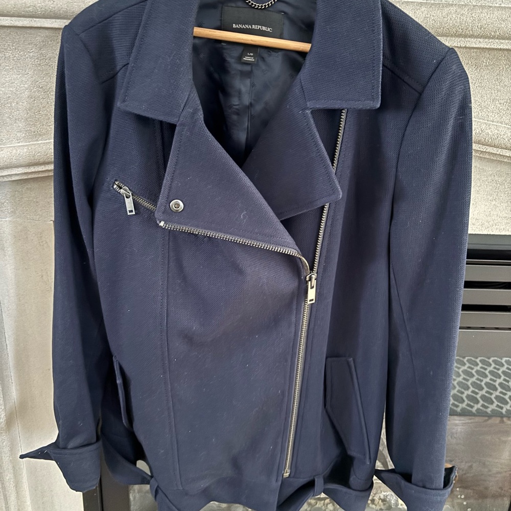 Banana Republic Navy Bomber Jacket